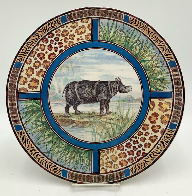 Gien France Rhinoceros Plate