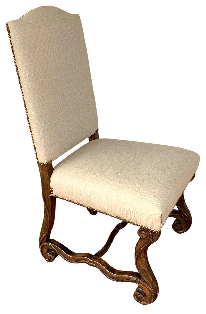 Set/8 Theodore Alexander Upholstered Dining Chairs