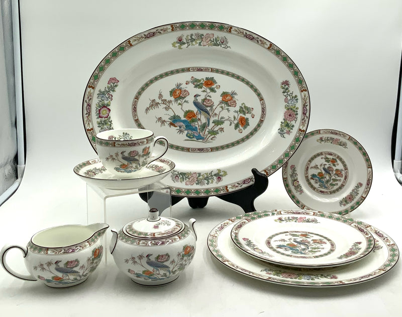 Wedgwood Kutani Crane Bone China-Assorted Lot