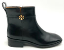 TORY BURCH Black Leather Everly Flat Boots 7