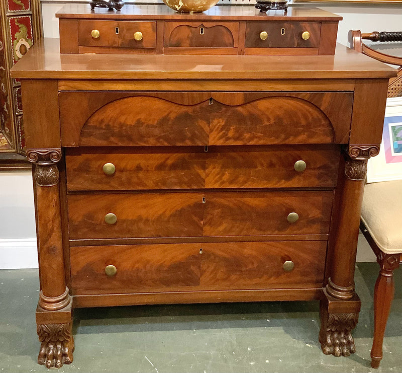 Antique Empire Chest of Drawers with Valet