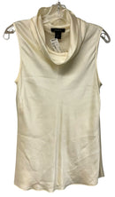 NATORIOUS Cream Cowl Neck S/L Silk Top