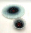 Vintage Maurice Heaton Glass Chip & Dip