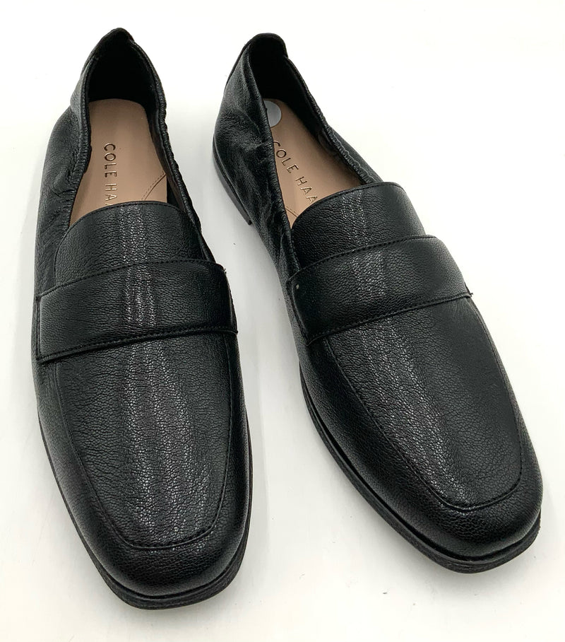 COLE HAAN Black Leather Trinnie Loafers 7
