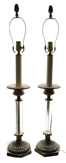 Pair of Vintage Paul Hanson Hollywood Regency Table Lamps