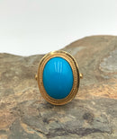 18kt Gold & Persian Turquoise Ring