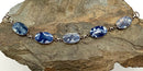 Sterling & Pottery Shard Bracelet