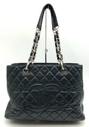 CHANEL Black Caviar Quilted Leather Grand