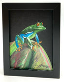 Oil on Canvas of Tree Frog