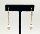 14kt Gold & Freshwater Pearl Dangle Earrings