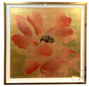 Large Abstract Poppy Framed Print