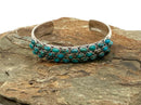 Southwest Style Sterling Silver & Turquoise Cuff Bracelet