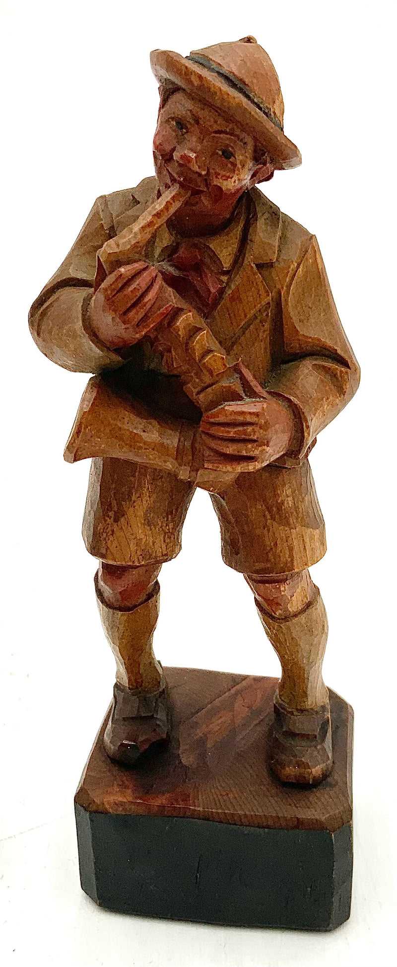 Vintage Carved Wood Musician