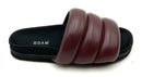 ROAM Wine Vegan Lea Puffy Slide Sandal 36