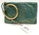 HOBO Evergreen Shimmer Leather Sheila Ring Clutch