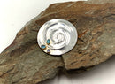 Artisan Sterling, Opal, Sapphire & Moonstone Pendant/Brooch