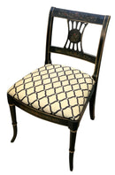 Set/4 Vintage Chinoiserie Dining Chairs