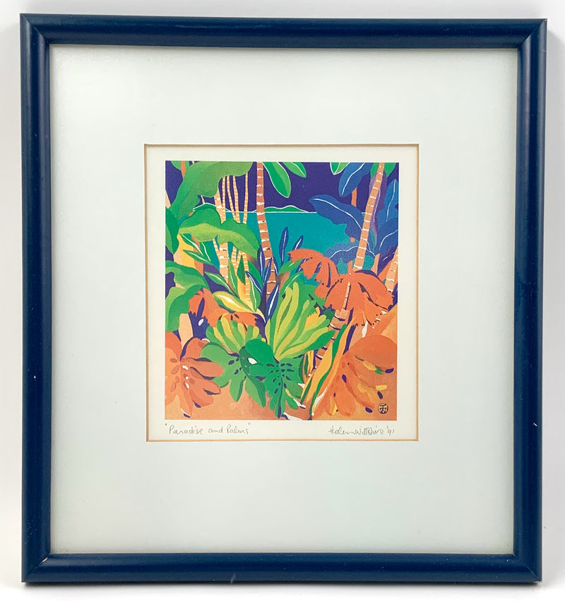 Pair of Helen Wiltshire Tropical Lithographs