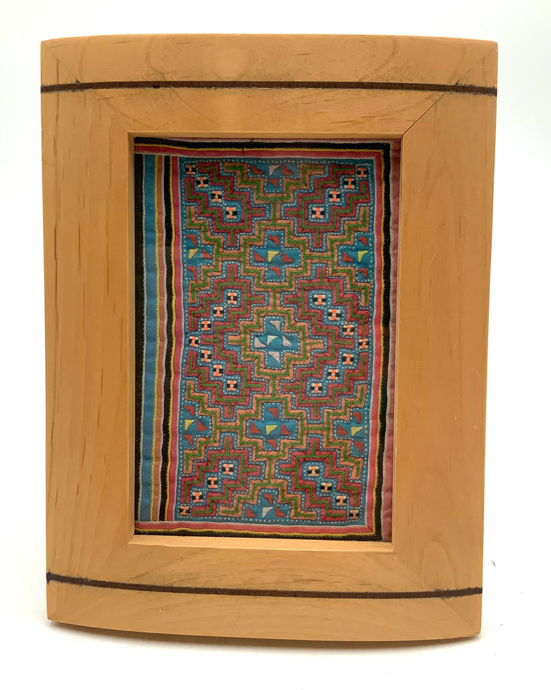 Framed Hmong Embroidery Panel