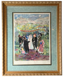 "Jewish Wedding in Jerusalem" Signed Lithograph