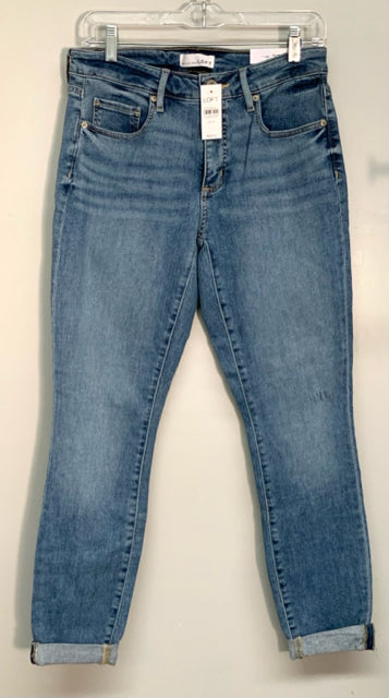 LOFT Lt Wash Curvy Skinny Crop Jeans Sz 27