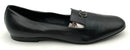 CHANEL Black Lambskin CC Cutout Loafers 39.5
