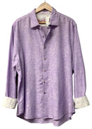 ROBERT GRAHAM Lavender Paisley w/Contrasting Cuff L/S B/D Shirt