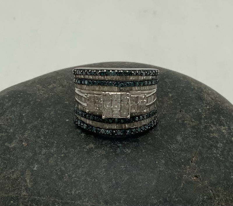 Sterling & Diamond Ring