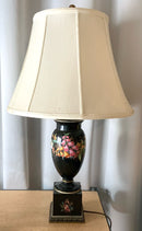 Antique Handpainted Porcelain Lamp
