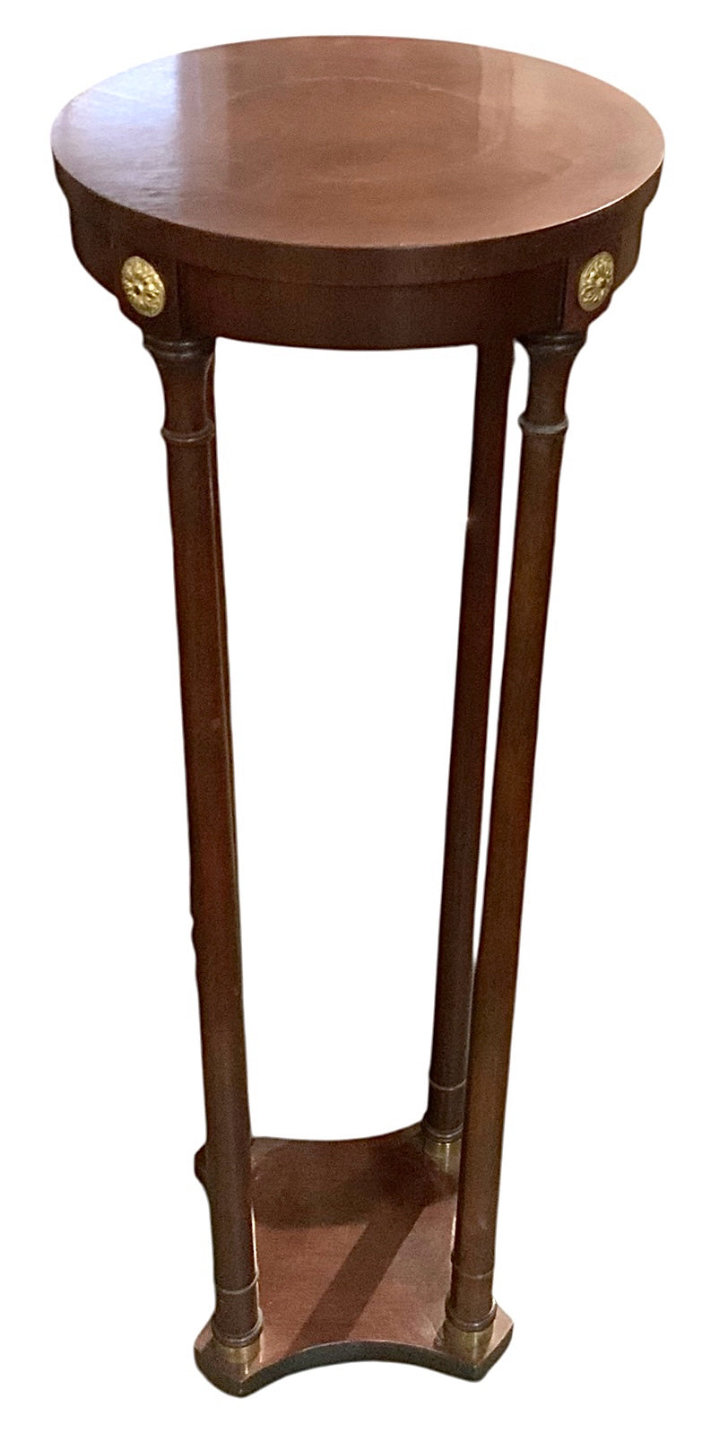 Round Cherry Plant Stand