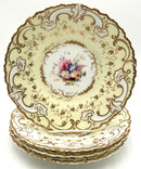 Set/4 Antique English Plates