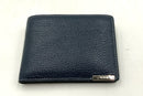 TUMI Navy Grained Leather Bifold Wallet w/ Insert