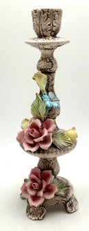 Capodimonte Porcelain Candlestick