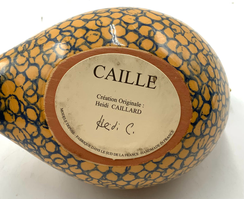 La Pintade Caillard French Ceramic Guinea