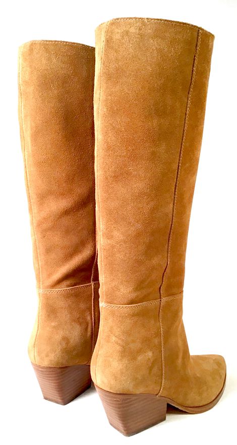 MARC FISHER LTD Tan Suede Challi Tall Boots 9.5