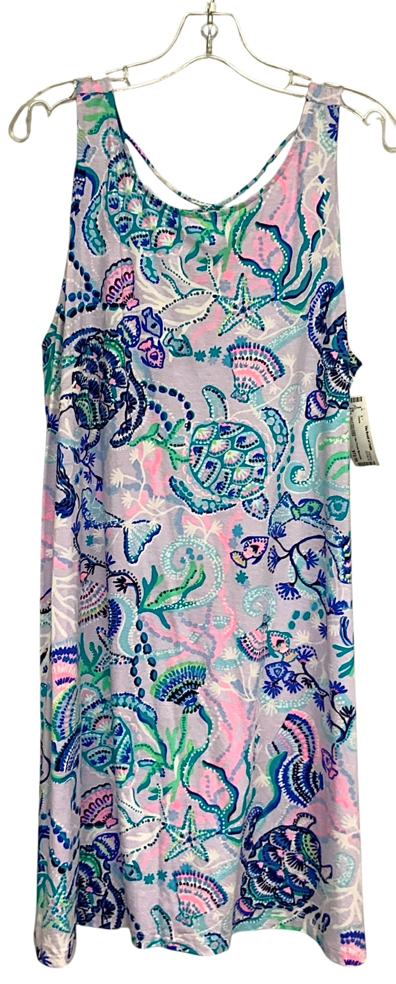 LILLY PULITZER Lilac Fresia Mermaid Kristen Pima Cotton S/L Dress
