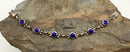 MEXICO STERLING Silver & Enamel Link Bracelet