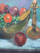 Mid Century Oil on Canvas Still Life