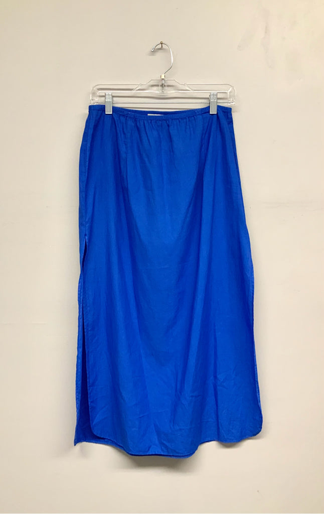 STARK Royal Blue w/Side Slits Midi Skirt