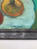 Mid Century Oil on Canvas Still Life