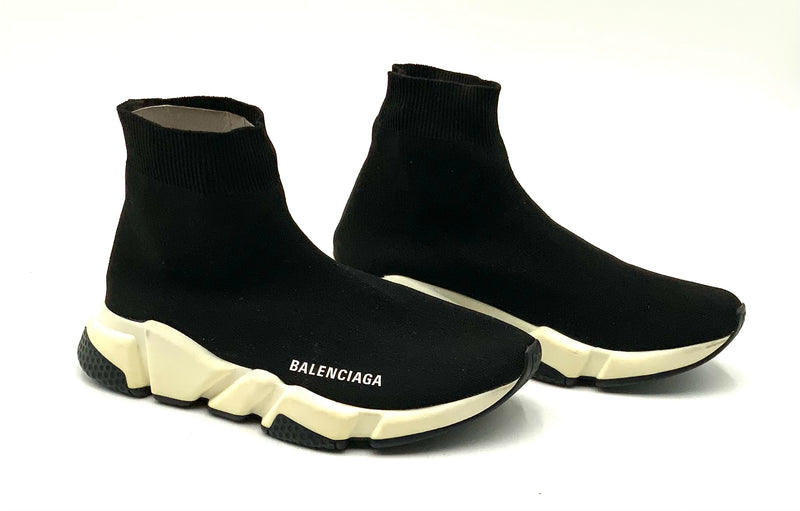 Balenciaga Black Knit Sock Speed 2.0 Trainer Sneakers 8