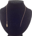 14kt Gold, Gold Plated & Glass Cross Necklace