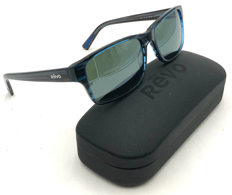 REVO Blue Frame Polarized Finley Sunglasses