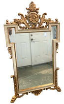 Carved Wood Florentine Mirror