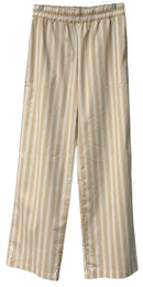STARK Peach/White/Navy Stripe Elastic Waist Pants