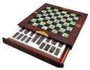 Chinese Motif Chess Set With Foldable Board