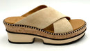 CHLOE Biscotti Beige Suede Laia Mule Sandals 40W