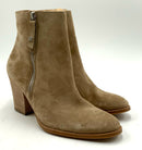 PAUL GREEN Sand Suede Stacked Heel Reya Boots 9.5