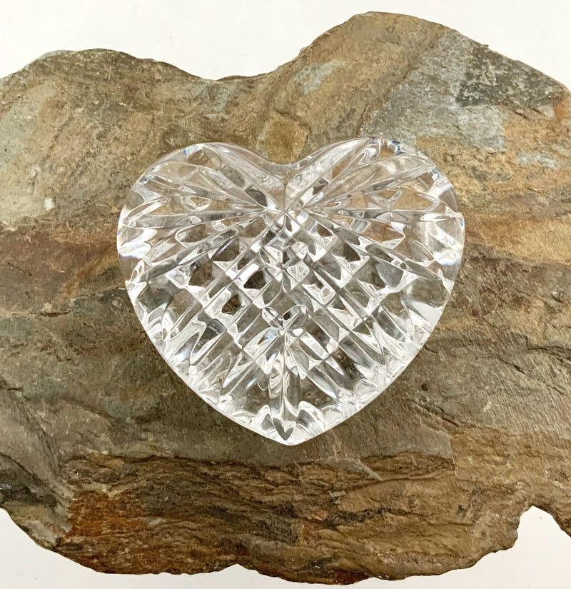 Waterford Crystal Heart Paperweight