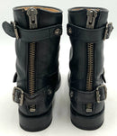 FRYE Black Leather Triple Buckle Veronica Calf Boots 6.5